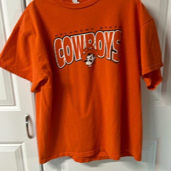 5 Oklahoma State University T-shirts. 3/L &  2 XL. I think 3 are XL 2 L. - Picture 2 of 16